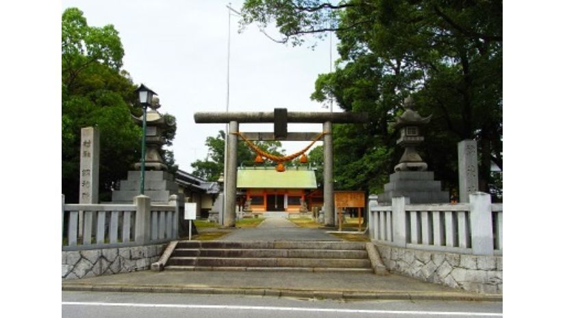 上地八幡宮の近隣の神社の綿積神社