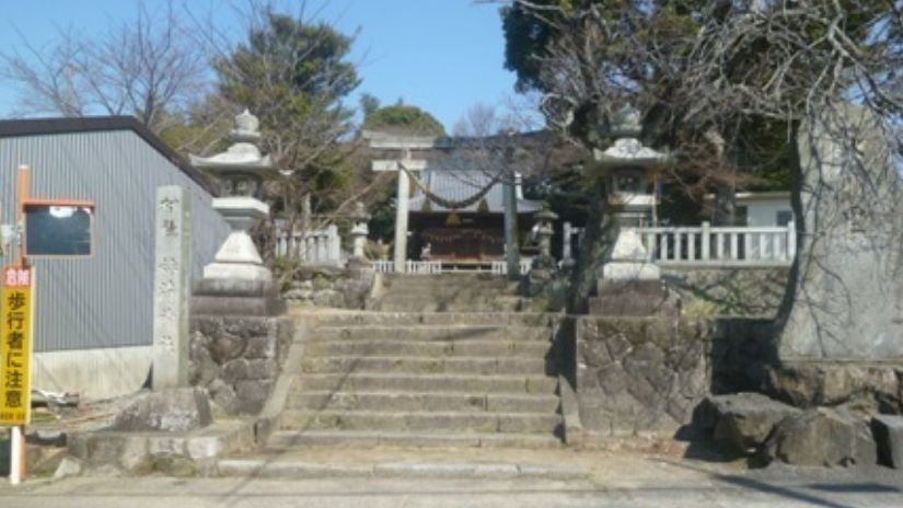 上地八幡宮の近隣の神社の稲荷神社